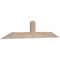 Ekena Millwork Portland Smooth Timber Gable Bracket, Douglas Fir, 48"W x 10"H x 1 1/2"D x 3 1/2"F, 5/12 Pitch GBW048X10X0204POR00SDF - alternate 3